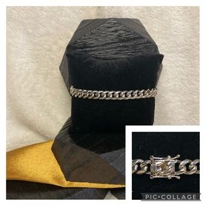 *NEW* Men’s Stainless Steel Cuban Link Bracelet